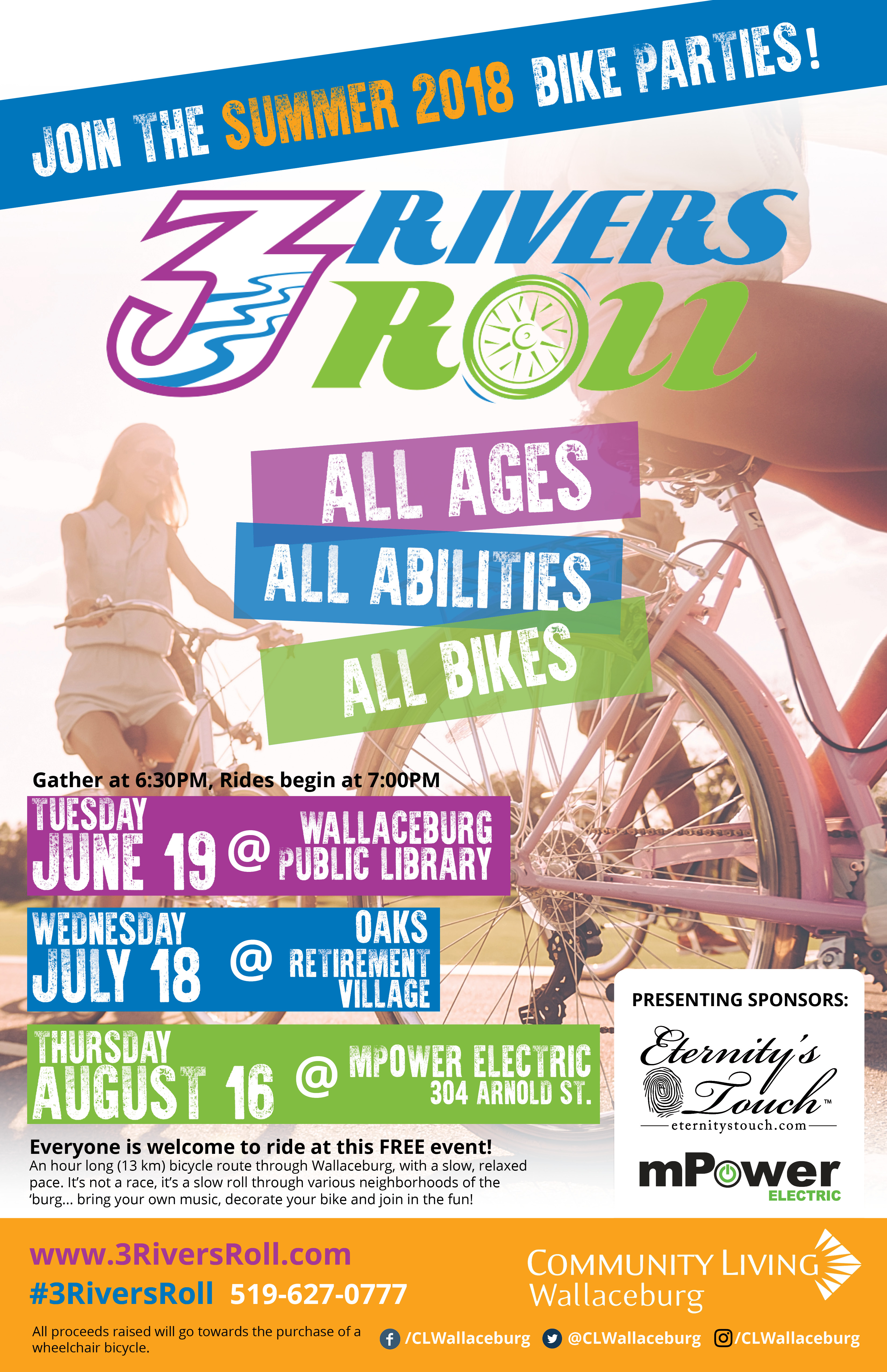 3rivers Roll Bike Party Ck Today